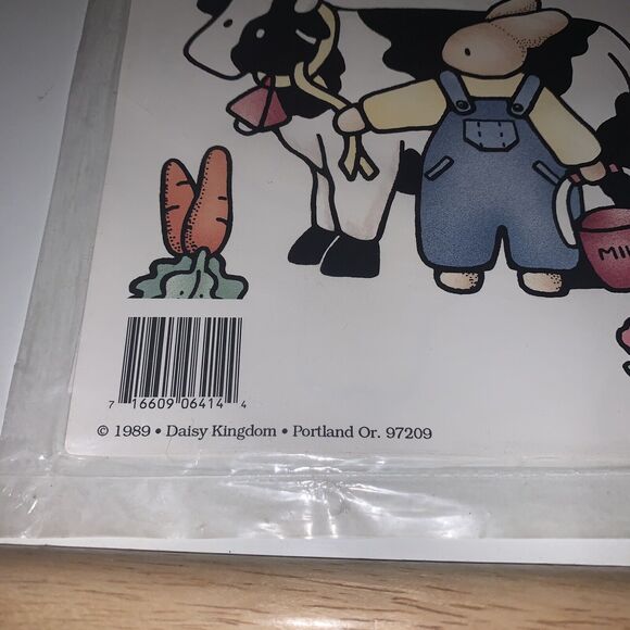 Daisy Kingdom Iron On Transfers Farmyard Friends #6414 Craft Applique 1989 - Picture 3 of 8